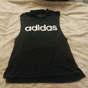 Adidas cut off tank top